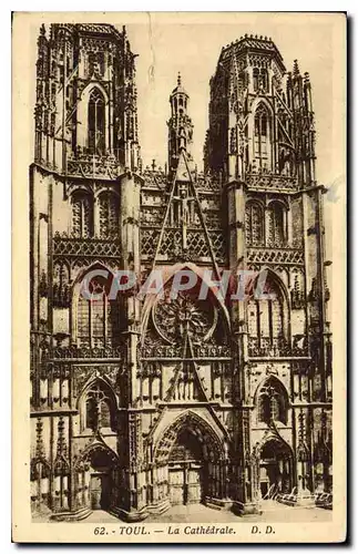 Cartes postales Toul la Cathedrale