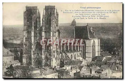 Ansichtskarte AK Toul Pittoresque vue de la Cathedrale Monument historique de style Gothique Flamboyant