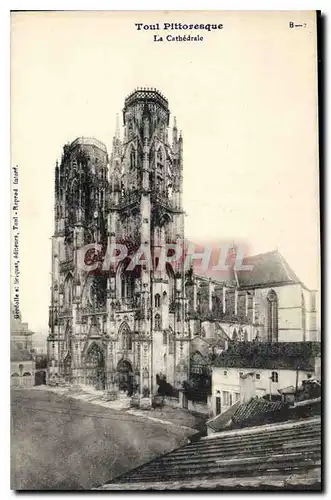 Ansichtskarte AK Toul Pittoresque la Cathedrale