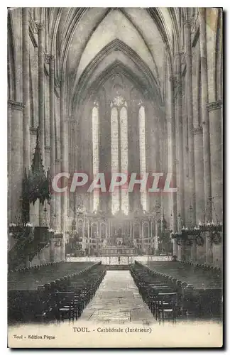 Ansichtskarte AK Toul Cathedrale Interieur