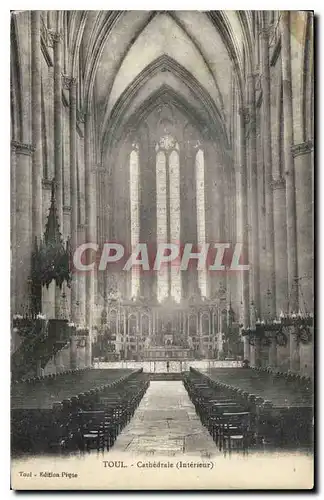 Cartes postales Toul Cathedrale Interieur
