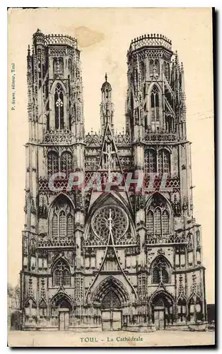 Cartes postales Toul la Cathedrale