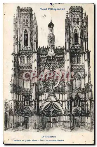 Cartes postales Toul Pittoresque la Cathedrale