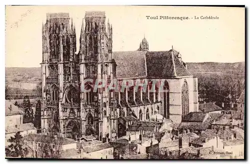 Ansichtskarte AK Toul Pittoresque la Cathedrale