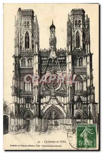 Cartes postales Cathedrale de Toul