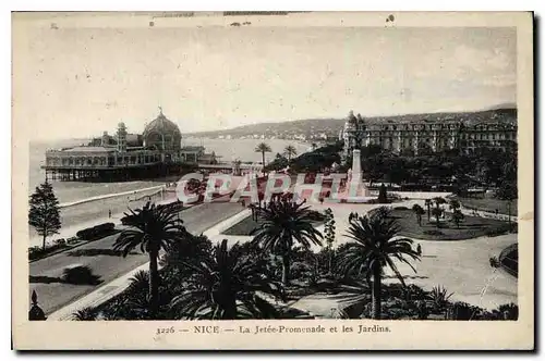 Ansichtskarte AK Nice la Jetee Promenade et les Jardins