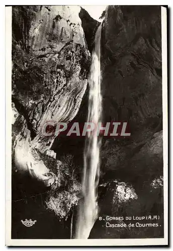 Cartes postales Gorges du Loup A M Cascade de Courmes