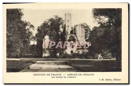 Ansichtskarte AK Institut de France Abbaye de Chaalis les Ruines de l'Abbaye