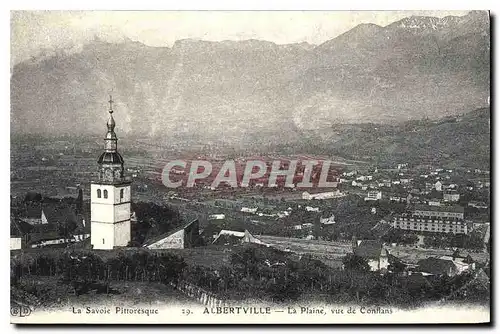 REPRO La Savoie Pittoresque Albertville la Plaine vue de Conflans
