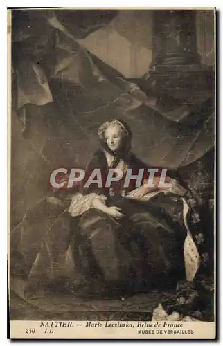 Cartes postales Nattier Marie Leczinska Reine de France Musee de Versailles