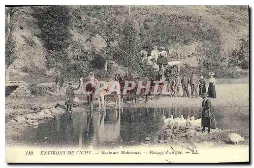 REPRO Environs de Vichy Route des Malavaux Passage d'un gue