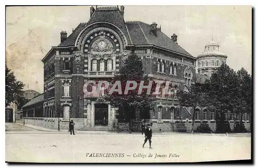 Cartes postales Valenciennes College de Jeaunes Filles