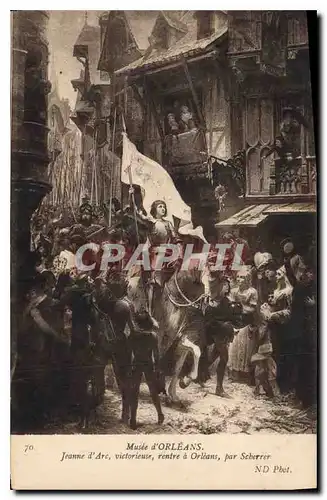 Ansichtskarte AK Musee d'Orleans Jeanne d'Arc victorieuse rente a Orleans par Scherrer