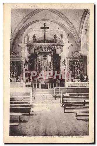 Ansichtskarte AK Notre Dame de la Gorge Interieur de l'Eglise