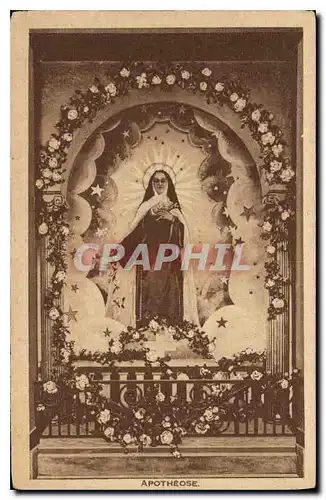 Cartes postales Apotheose Lisieux Diorama de Sainte Therese de l'Enfant Jesus