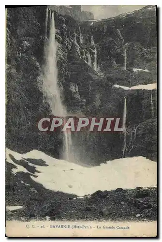 Cartes postales Gavarnie Htes Pyr La Grande Cascade