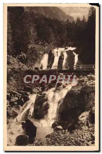 Ansichtskarte AK Cauterets Cascade du Lutour