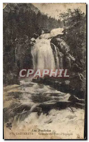 Cartes postales Les Pyrnees Cauterets Cascade du Pont d'Espagne