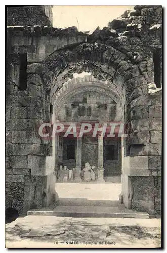 Cartes postales Nimes Temple de Diane