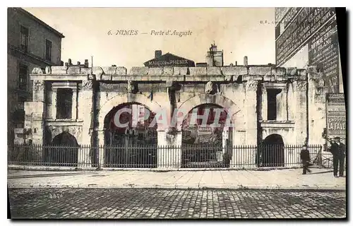 Cartes postales Nimes Porte d'Auguste