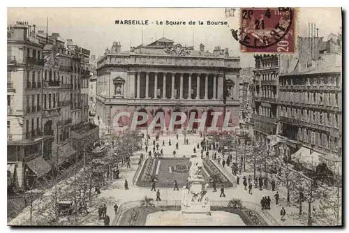 Cartes postales Marseille Le Square de la Bourse