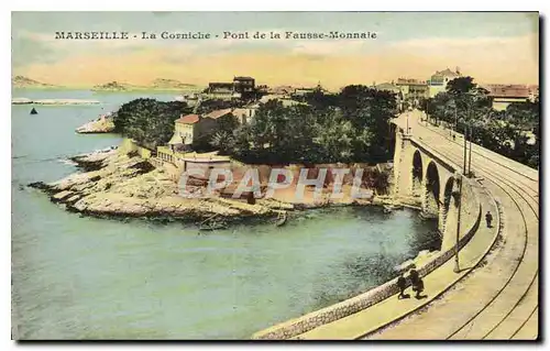 Ansichtskarte AK Marseille La Corniche Pont de la Fausse Monnaie