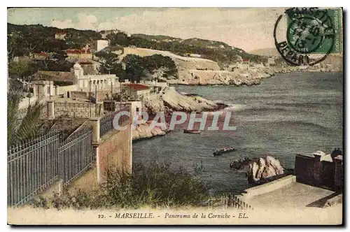 Cartes postales Marseille Panorama de la Corniche