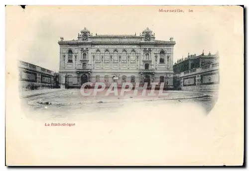 Cartes postales Marseille La Bibliotheque