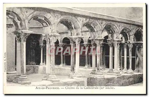 Ansichtskarte AK Aix en Provence Cloitre de la Cathedrale