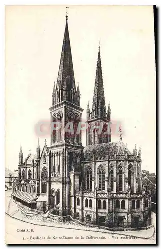 Ansichtskarte AK Basilique de Notre Dame de la Delivrande Vue exterieure