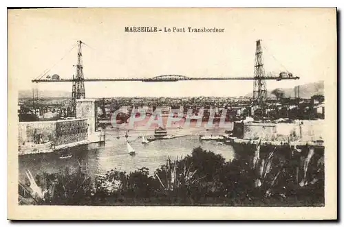 Cartes postales Marseille Le Pont Transbordeur