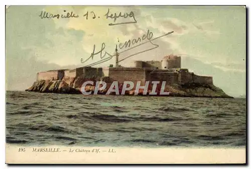 Cartes postales Marseille Le Chateau D'If