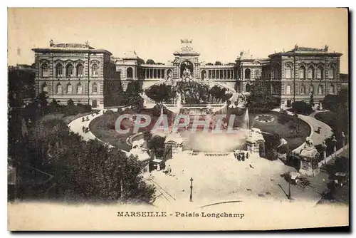 Cartes postales Marseille Palais Longchamp