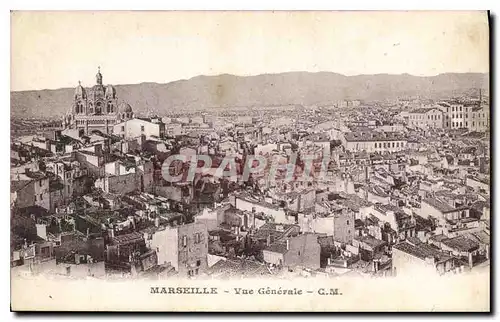 Cartes postales Marseille Vue generale