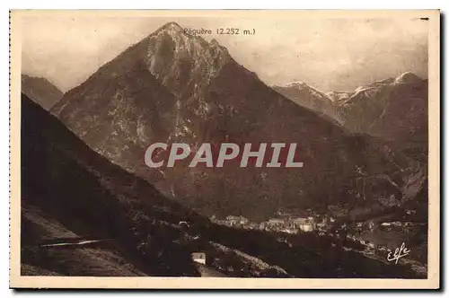 Cartes postales Cauterets La Ville le Peguere et le Val de Cambasque