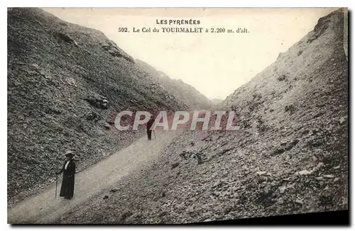 Cartes postales Les Pyrenees Le Col du Tourmalet