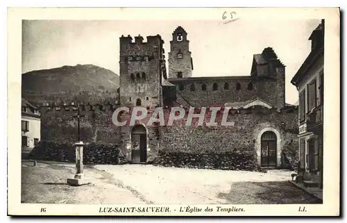 Cartes postales Luz Saint Sauveur l'Eglise des Templiers