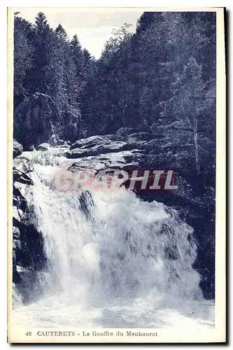 Cartes postales Cauterets Le Gouffre du Mauhourat