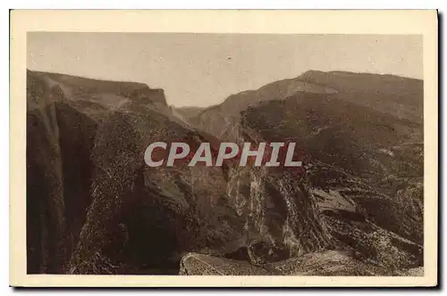 Cartes postales Gorges du Verdon Breche d'entree du Grand Canon vue de Rougon