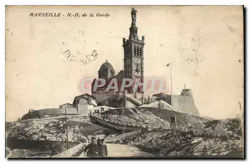 Cartes postales Marseille N D de la Garde