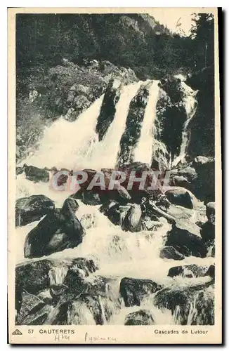 Cartes postales Cauterets Cascades de Tutour