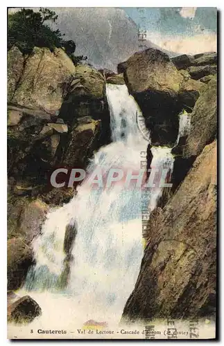 Ansichtskarte AK Cauterets Val de Lectour Cascade d'Estom