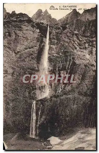 Cartes postales Gavarnie Grande Cascade