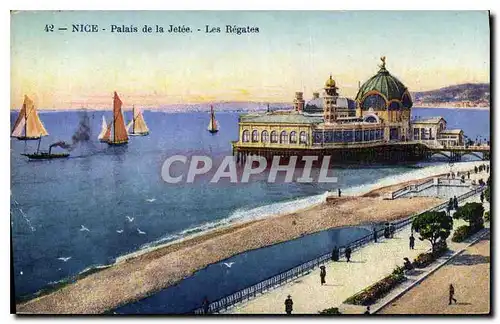 Cartes postales Nice Palais de la Jetee Les Regates