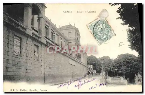 Cartes postales Grasse Casino et Clavecin