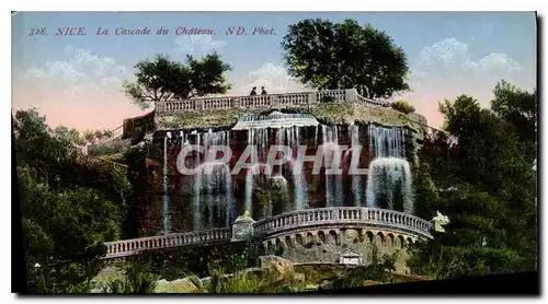 Cartes postales Nice La Cascade du Chateau