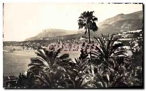 Cartes postales Menton A M Vue generale