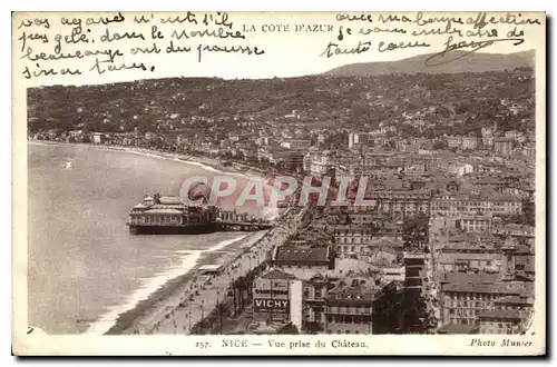 Cartes postales Nice Vue prise du Chateau