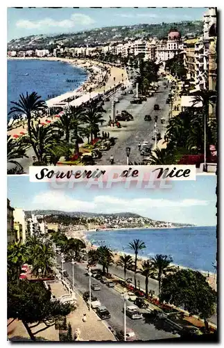 Cartes postales La Cote d'Azur Nice La celebre Promenade des Anglais