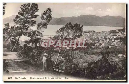 Cartes postales Cannes Panorama pris de la Californie